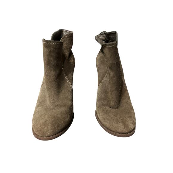 Jessica Simpson Green Suede Booties SIZE 6.5 - Picture 2 of 6